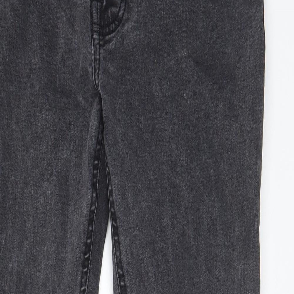 Denim & Co. Mens Grey Cotton Skinny Jeans Size 30 in L30 in Regular Button - Pockets