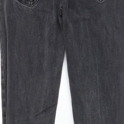 Denim & Co. Mens Grey Cotton Skinny Jeans Size 30 in L30 in Regular Button - Pockets