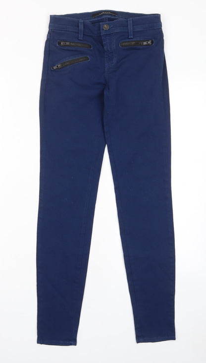Womens UK Size 24 in J.BRAND Regular Fit Skinny Blue Jeans