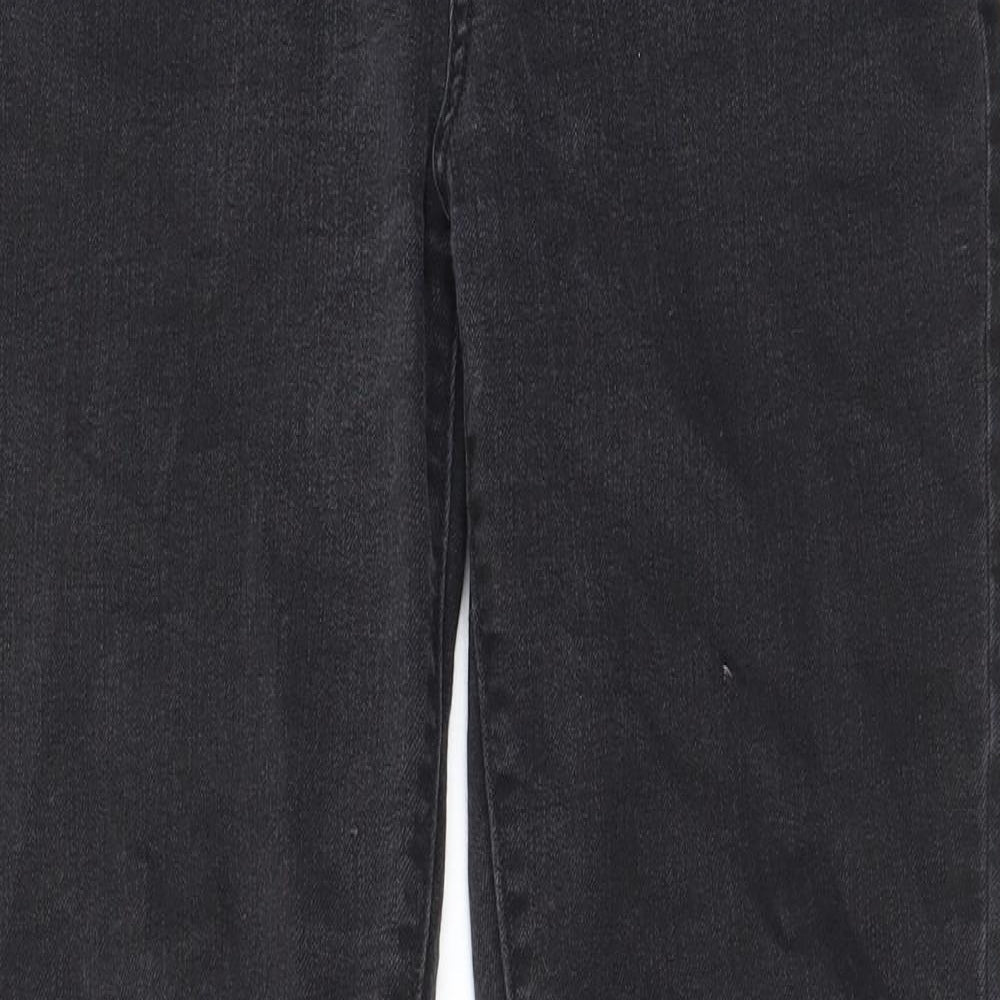 Simply Vera by Vera Wang Womens Grey Cotton Skinny Jeans Size 30 in L29 in Regular Zip - Pockets