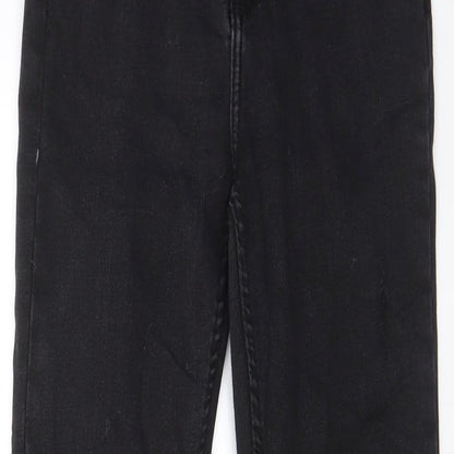 Denim & Co. Womens Black Cotton Skinny Jeans Size 8 L27 in Regular Zip - Pockets