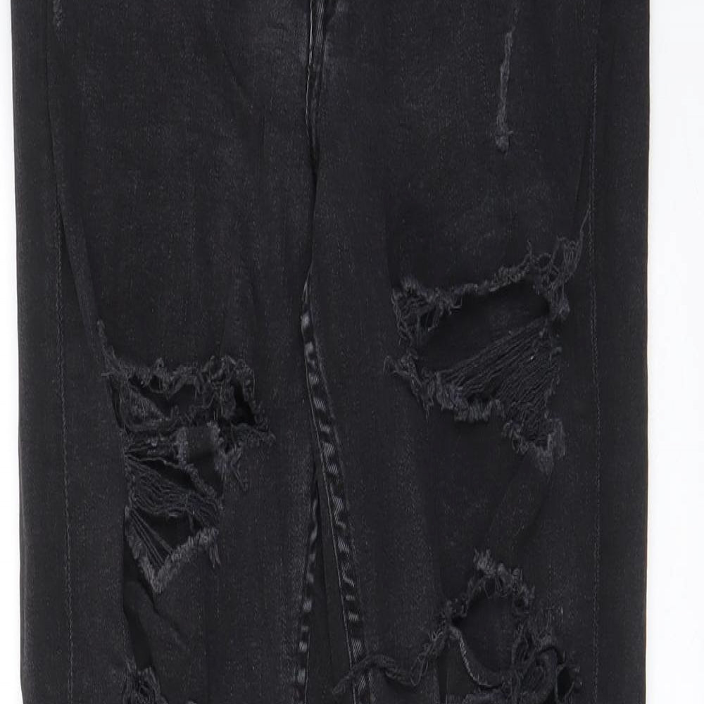 Womens UK Size 30 in H&M Regular Fit Skinny Black Jeans