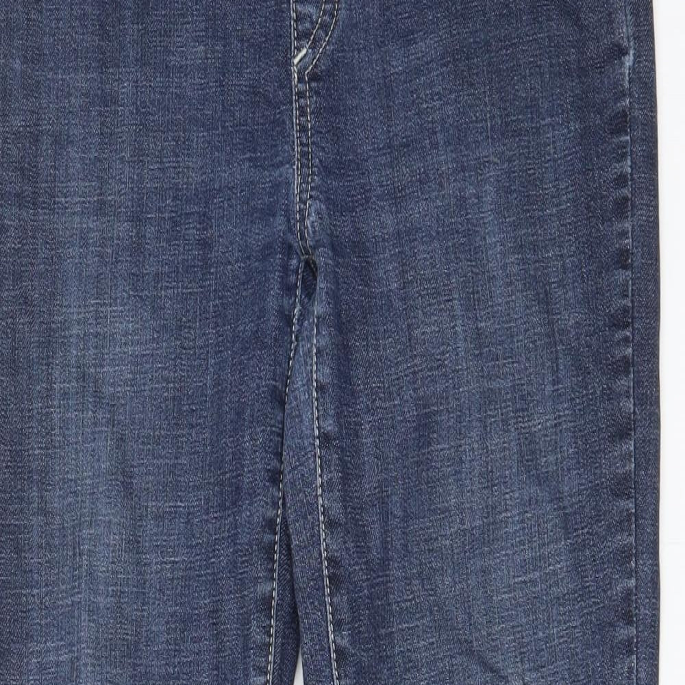 Seraphine Womens Blue Cotton Straight Jeans Size 30 in L28 in Regular