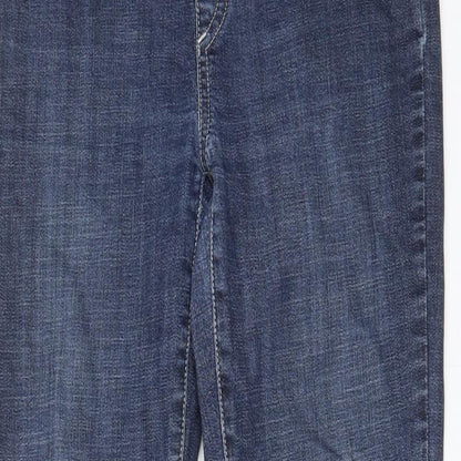 Seraphine Womens Blue Cotton Straight Jeans Size 30 in L28 in Regular