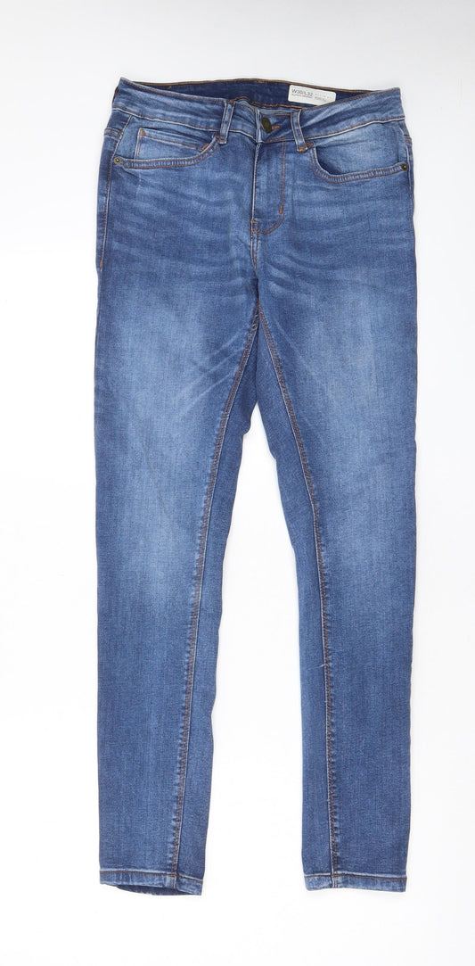 Denim & Co. Mens Blue Cotton Skinny Jeans Size 30 in L32 in Regular Zip - Pockets