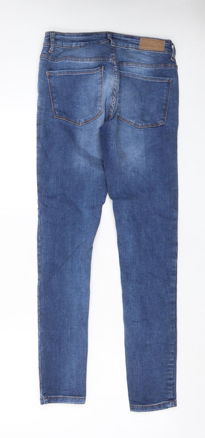 Denim & Co. Mens Blue Cotton Skinny Jeans Size 30 in L32 in Regular Zip - Pockets