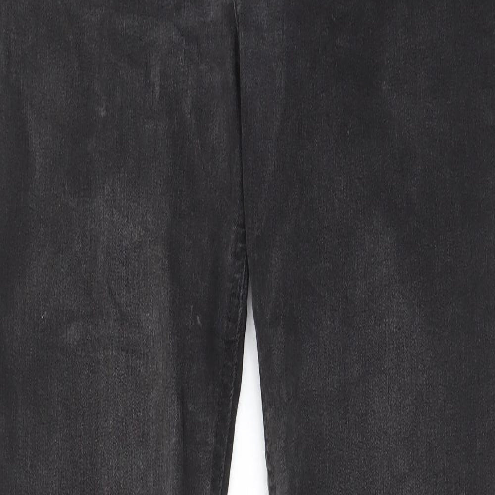 Womens UK Size 10 H&M Regular Fit Skinny Grey Jeans