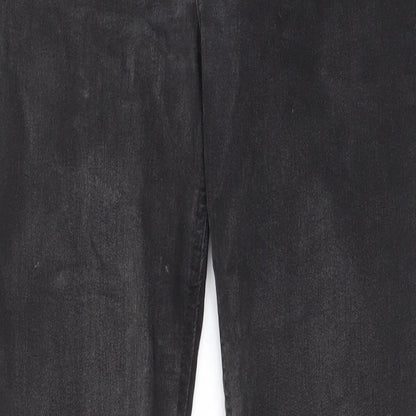 Womens UK Size 10 H&M Regular Fit Skinny Grey Jeans