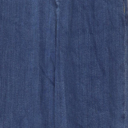 Medicine Womens Blue Cotton Jegging Jeans Size 10 L28 in Regular Zip - Pockets, Belt Loops