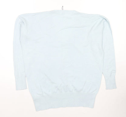 Womens UK Size 12 Capsule Blue Pullover Jumper