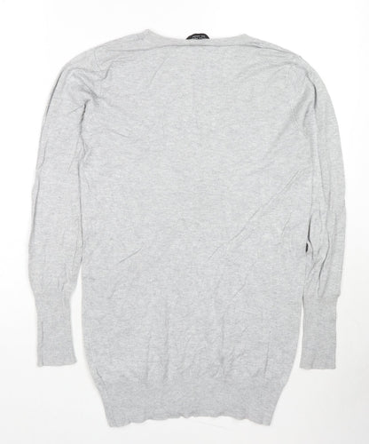 Womens UK Size 12 Dorothy Perkins Grey Pullover Jumper