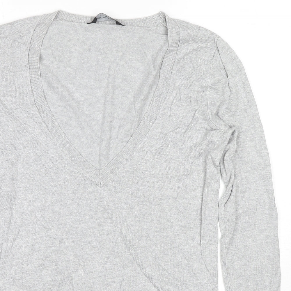 Womens UK Size 12 Dorothy Perkins Grey Pullover Jumper