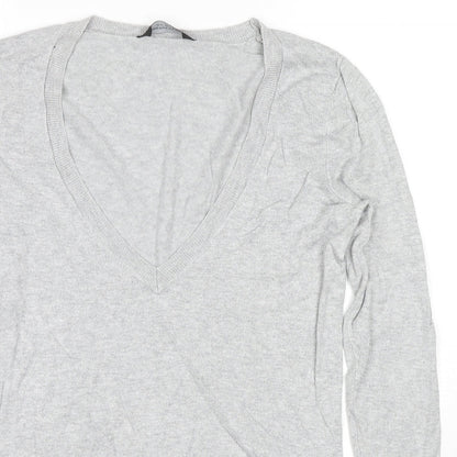 Womens UK Size 12 Dorothy Perkins Grey Pullover Jumper