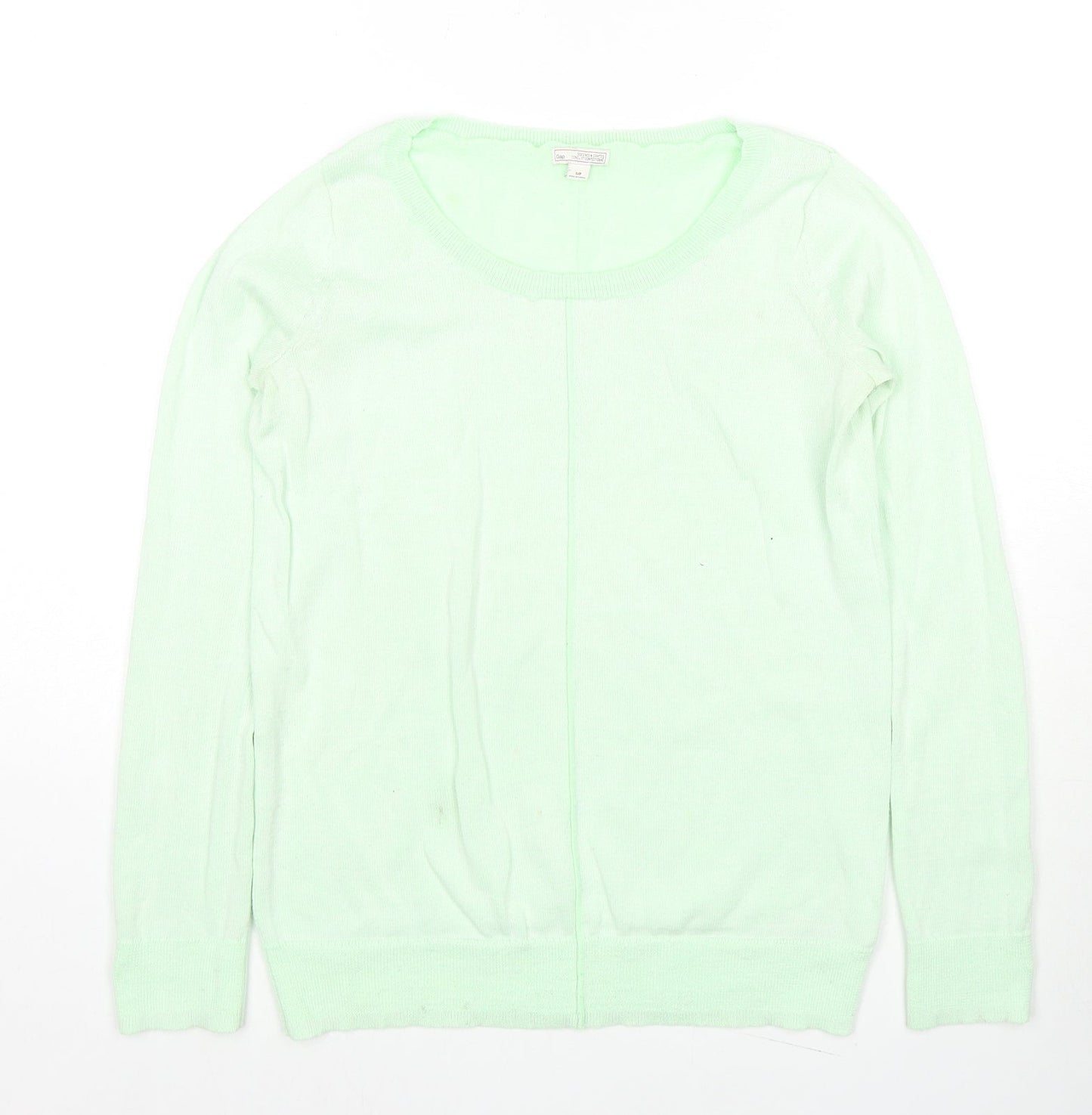 Womens UK Size S Gap Green Pullover Jumper