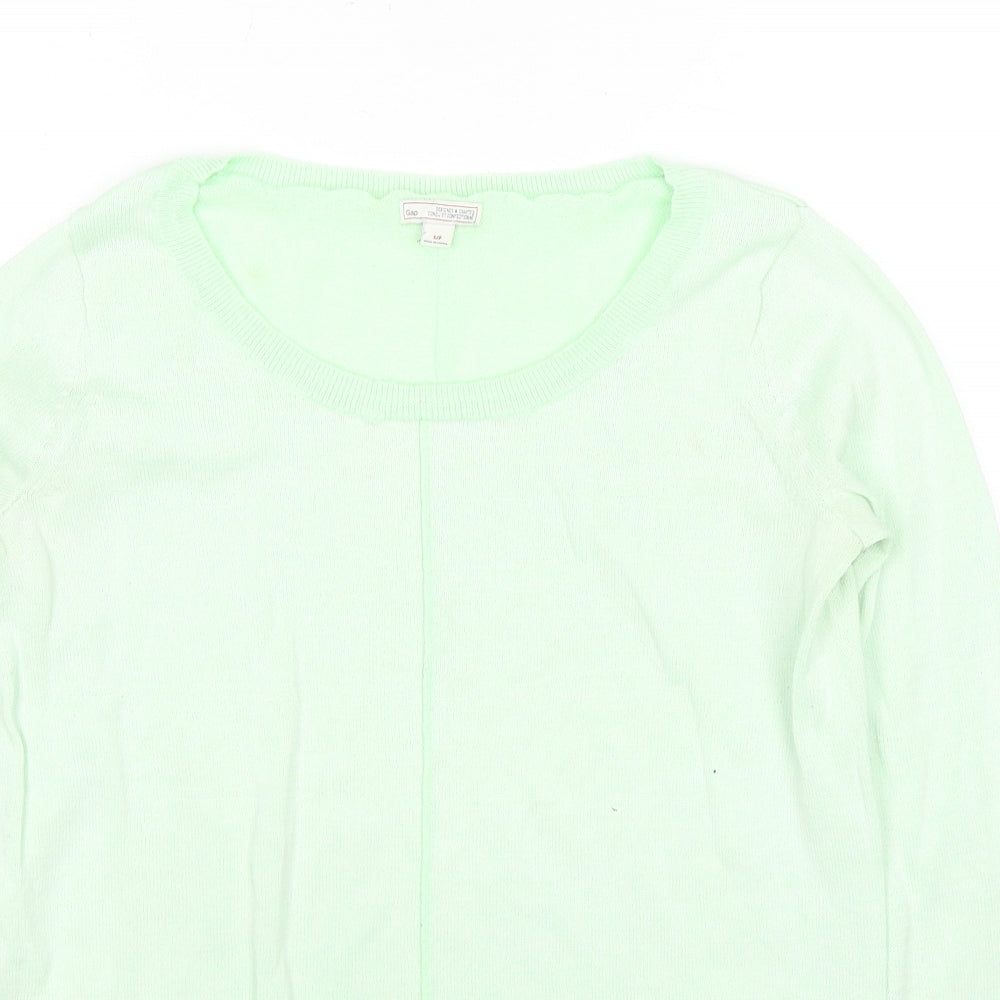 Womens UK Size S Gap Green Pullover Jumper