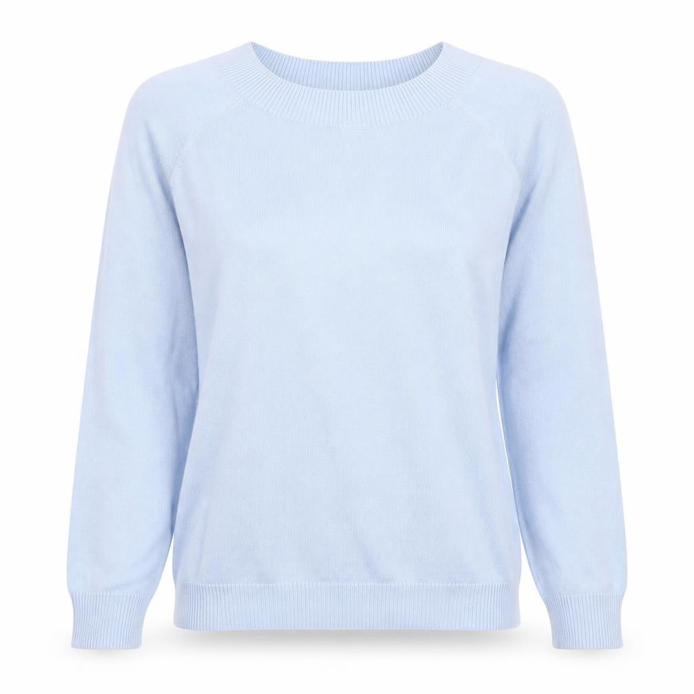 Womens UK Size M VILA Blue Pullover Jumper