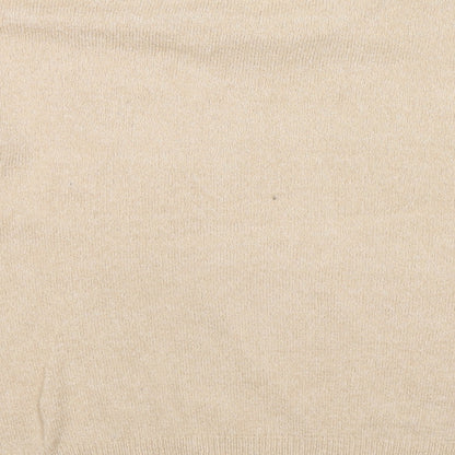 Womens UK Size L Brave Soul Beige Pullover Jumper