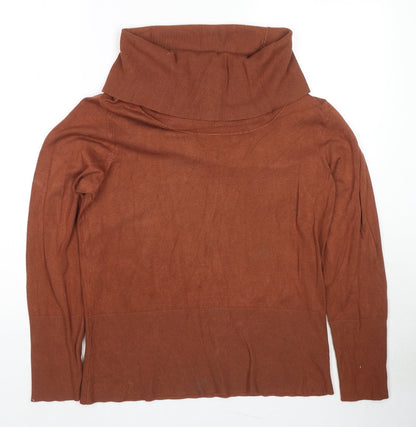 Womens UK Size 2XL Soyaconcept Brown Pullover Jumper