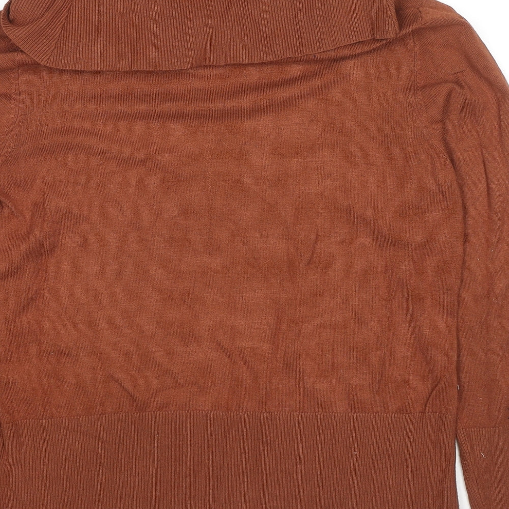 Womens UK Size 2XL Soyaconcept Brown Pullover Jumper