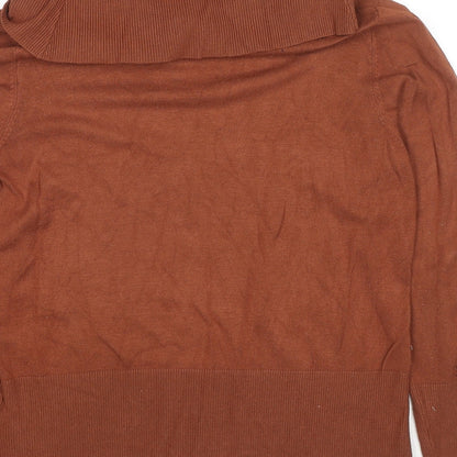 Womens UK Size 2XL Soyaconcept Brown Pullover Jumper