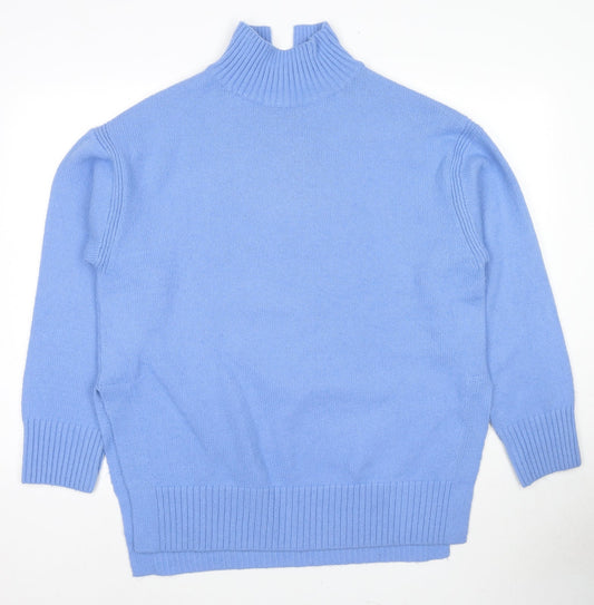 Womens UK Size M H&M Blue Tunic Jumper