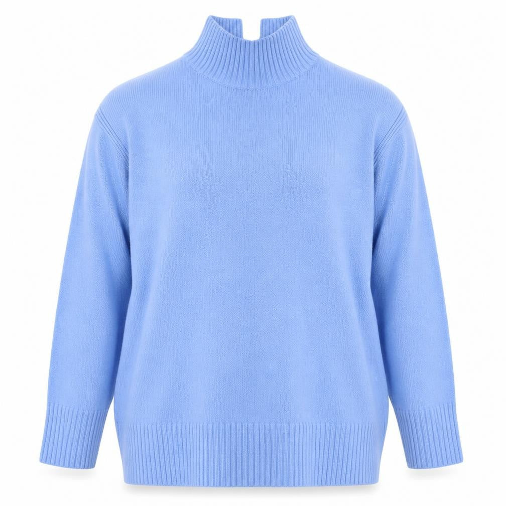 Womens UK Size M H&M Blue Tunic Jumper