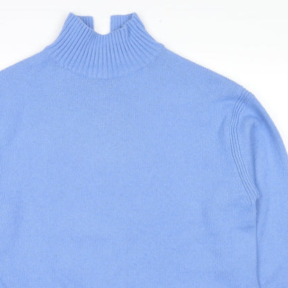 Womens UK Size M H&M Blue Tunic Jumper