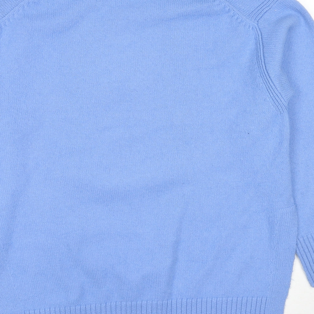 Womens UK Size M H&M Blue Tunic Jumper