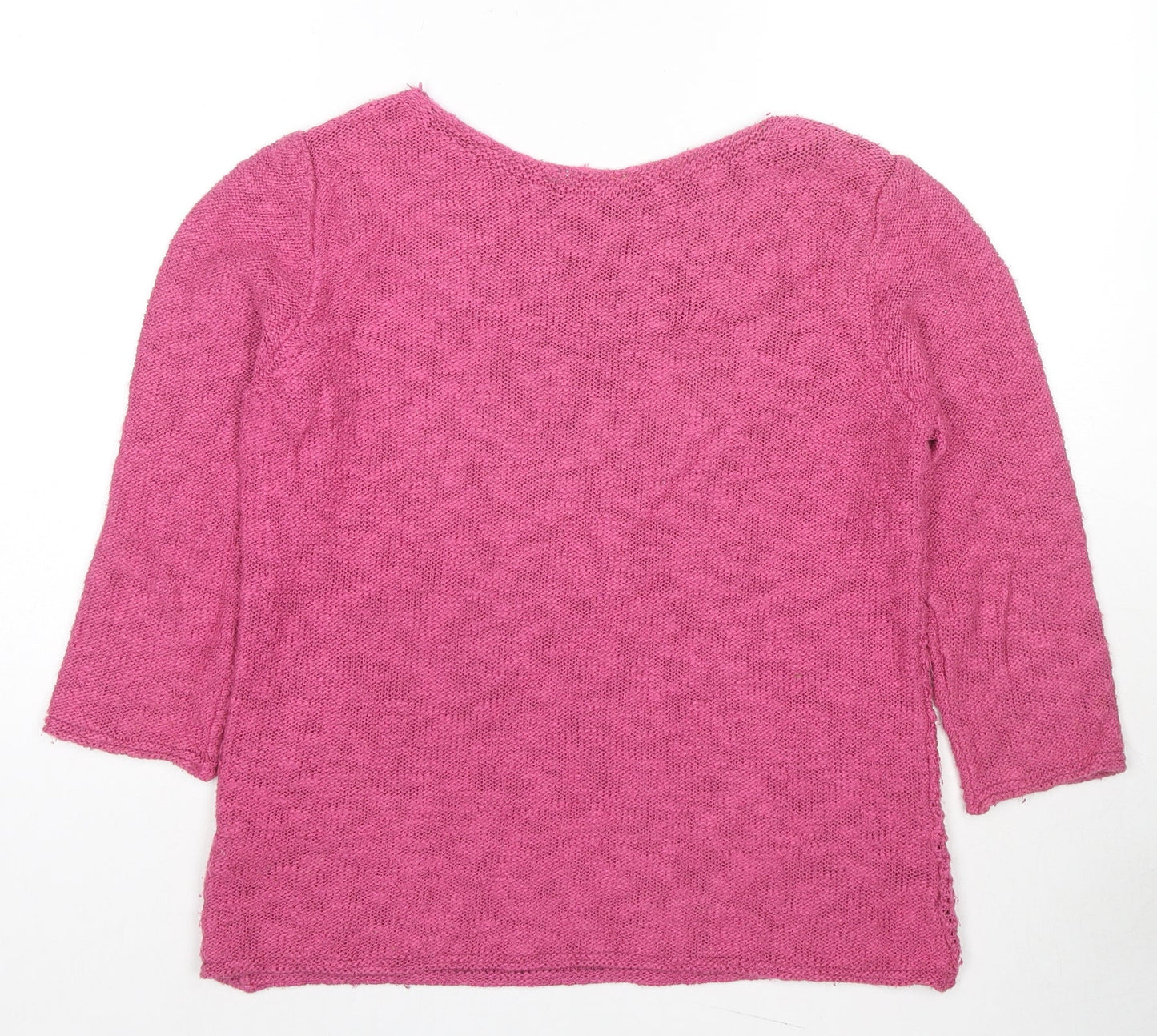 Womens UK Size 12 Marks and Spencer Pink Pullover Jumper