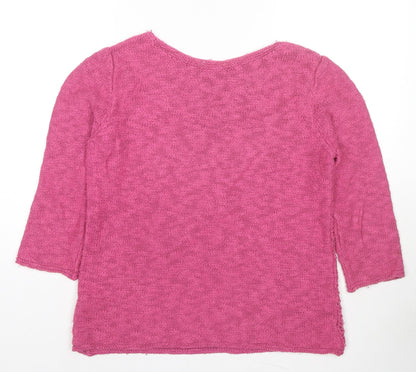 Womens UK Size 12 Marks and Spencer Pink Pullover Jumper