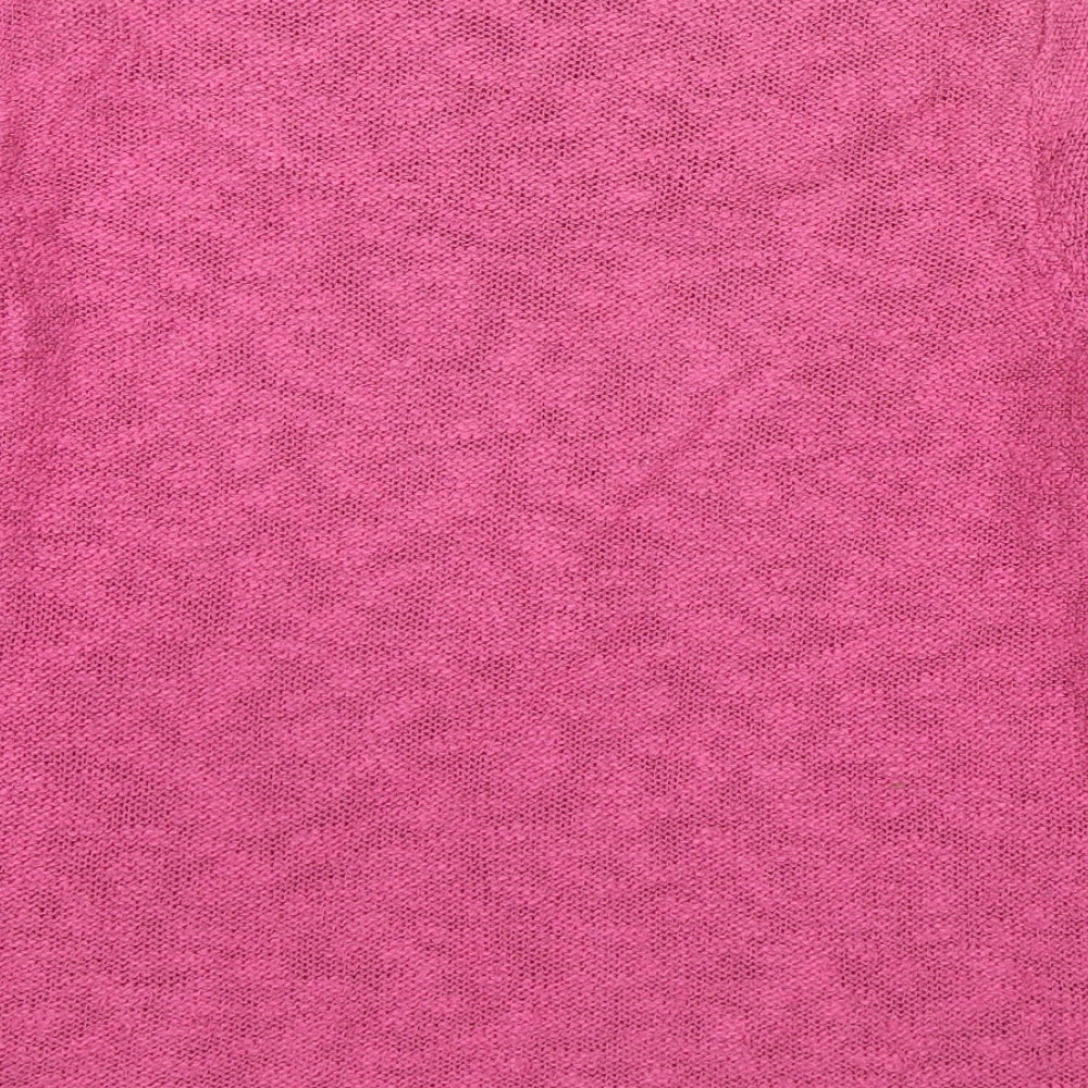 Womens UK Size 12 Marks and Spencer Pink Pullover Jumper