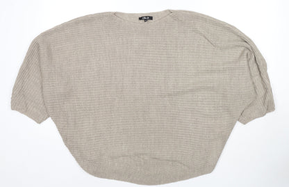 Womens UK Size One Size Ellie B Brown Pullover Jumper