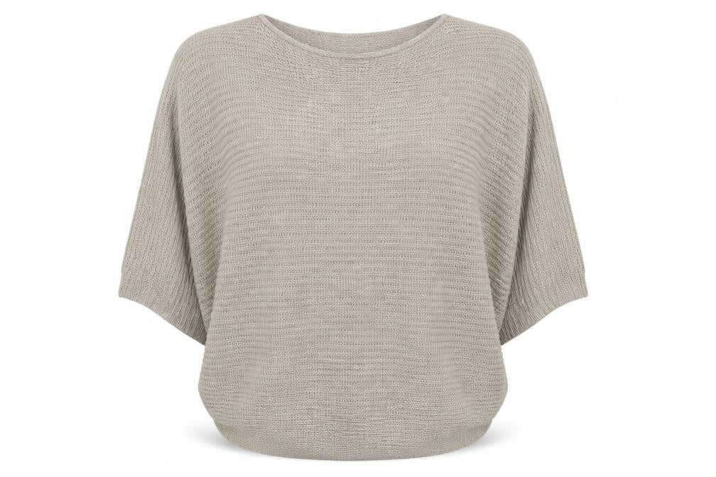 Womens UK Size One Size Ellie B Brown Pullover Jumper