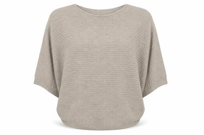 Womens UK Size One Size Ellie B Brown Pullover Jumper