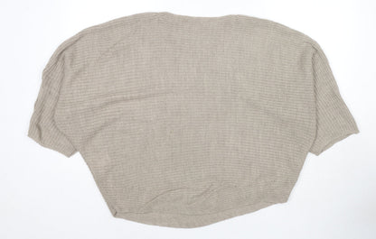 Womens UK Size One Size Ellie B Brown Pullover Jumper