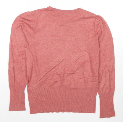 Womens UK Size 10 marks Beige Pullover Jumper