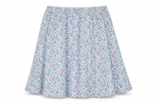 Fashion Friendly Womens Multicoloured Floral Polyester Swing Skirt Size M