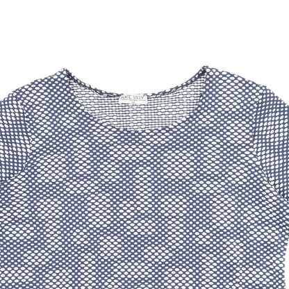Womens UK Size 22 Kate Lilly Blue Basic T-Shirt