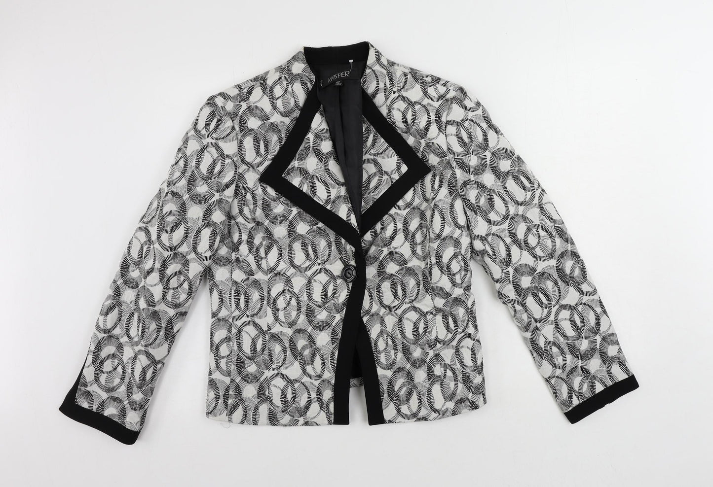 Womens UK Size 12 Kasper Black Jacket