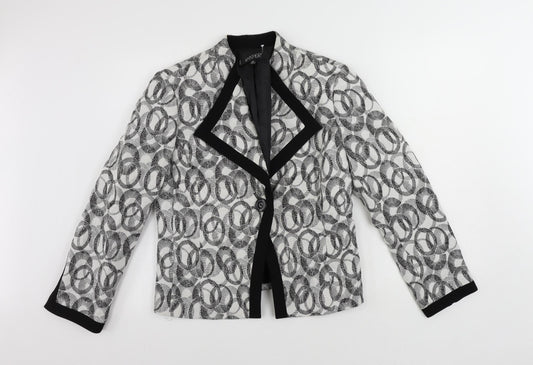 Womens UK Size 12 Kasper Black Jacket