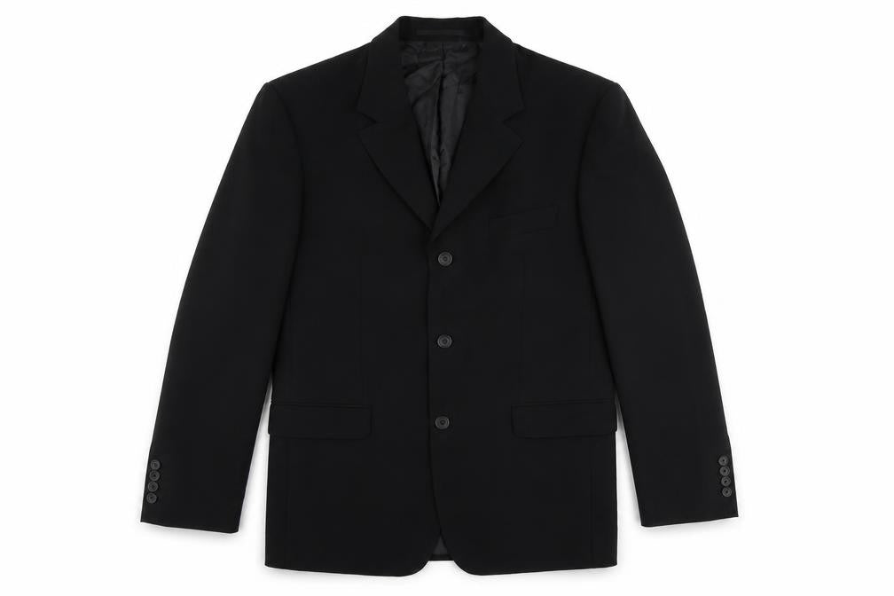 Mens UK Size 38 Tom English Regular Black Suit Jacket