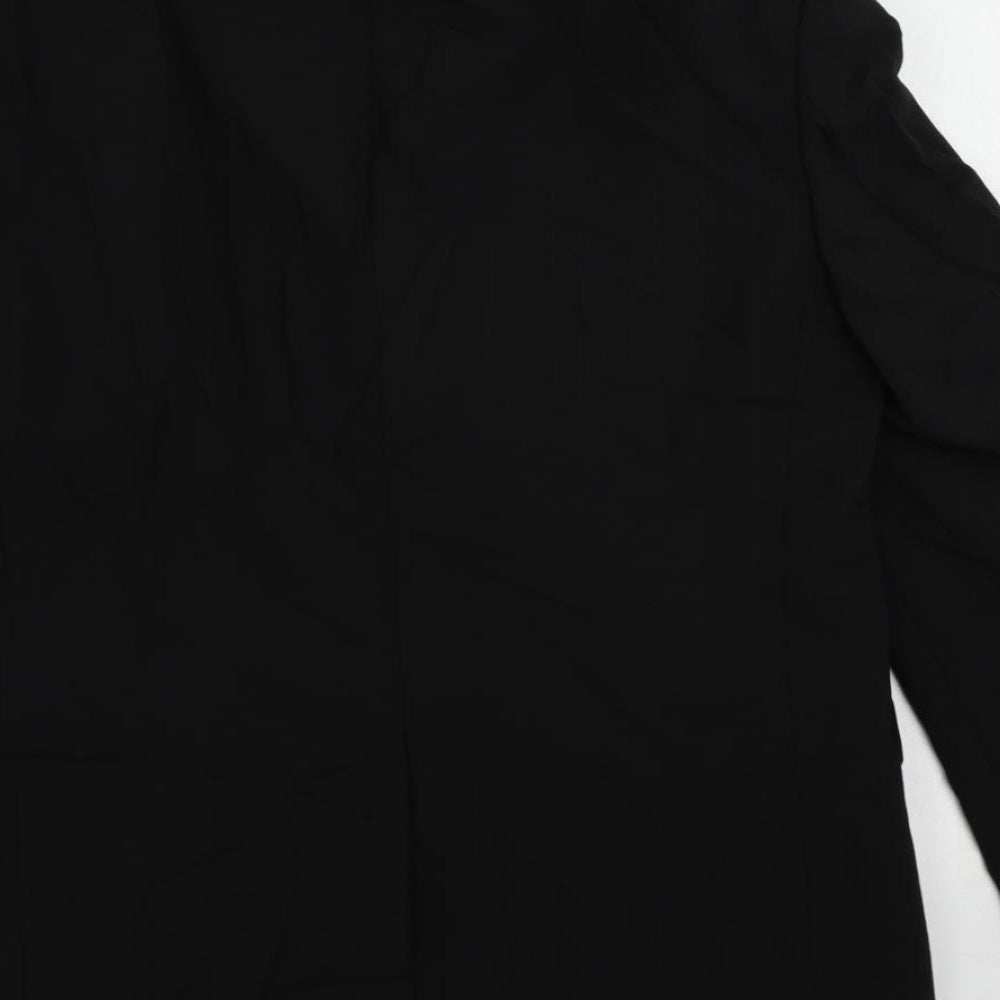 Mens UK Size 38 Tom English Regular Black Suit Jacket