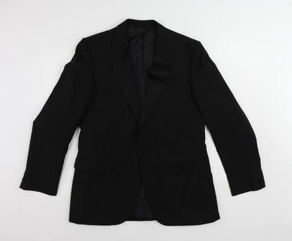 Mens UK Size 40 Varteks Regular Black Suit Tuxedo