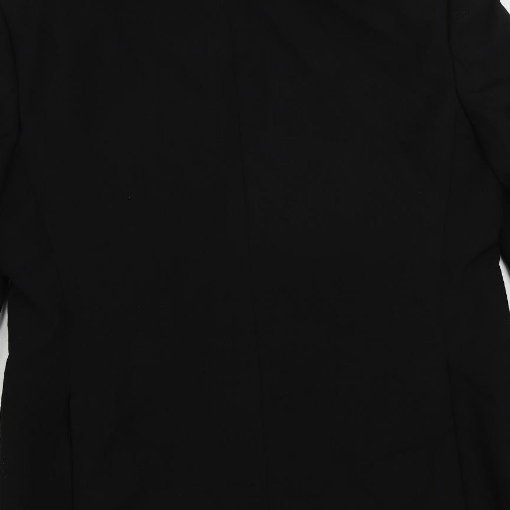 Mens UK Size 40 Varteks Regular Black Suit Tuxedo