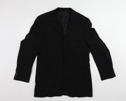 Mens UK Size 38 Burton Regular Black Suit Jacket