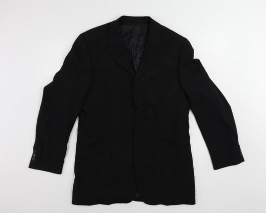 Mens UK Size 38 Burton Regular Black Suit Jacket