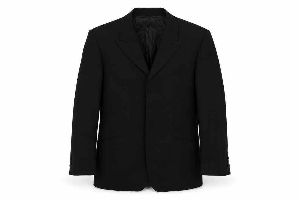 Mens UK Size 38 Burton Regular Black Suit Jacket