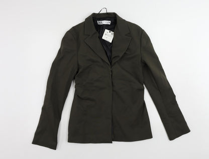 Womens UK Size M Zara Green Jacket
