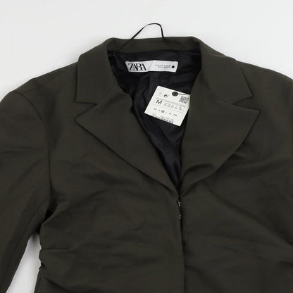Womens UK Size M Zara Green Jacket