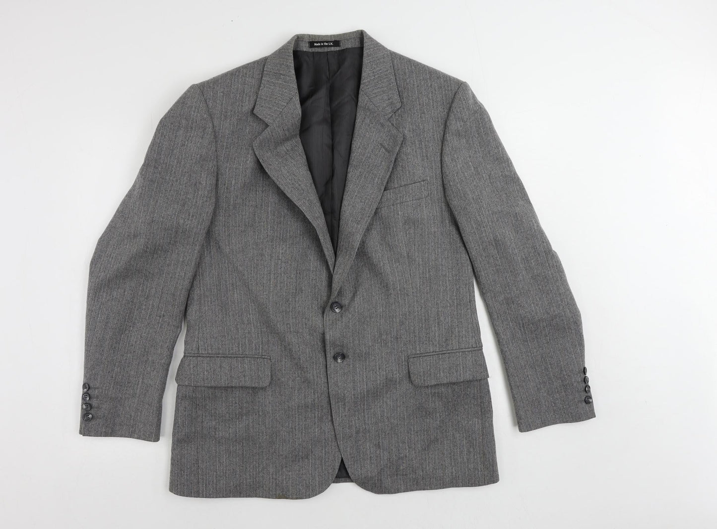 Mens UK Size 40 St Michael Regular Grey Suit Jacket